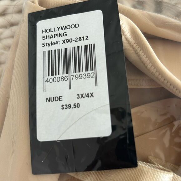 Frederick’s Of Hollywood Shaping Teddy Bodysuit Plus Size 3X/4X Nude NWT - Picture 5 of 7